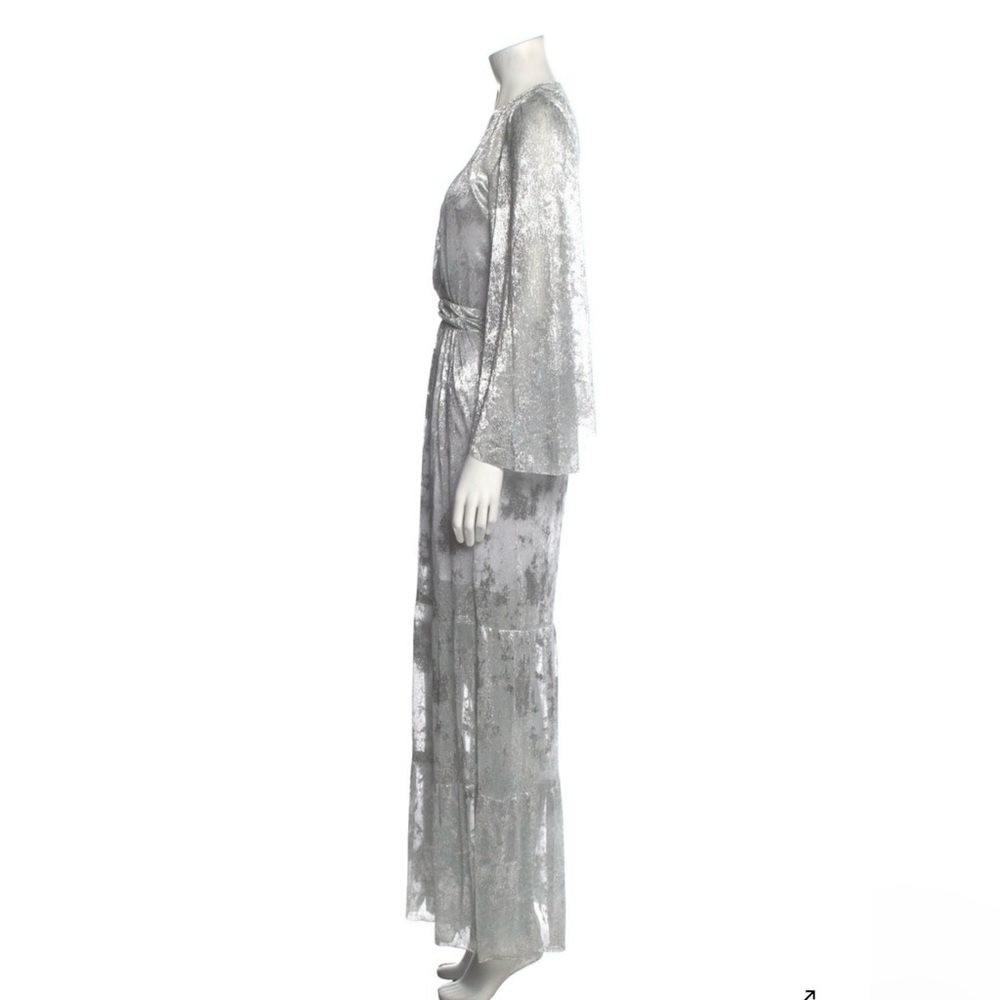 BA&SH VIANCA Silver Dress NWT - Picture 5 of 6